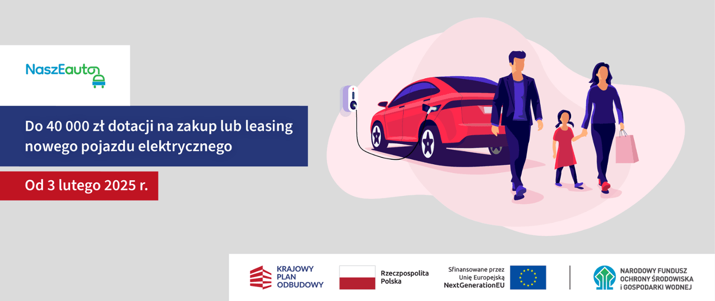 Program „NaszEauto” – jak uzyskać dopłatę do 40 tys. zł do auta elektrycznego w 2025 roku?