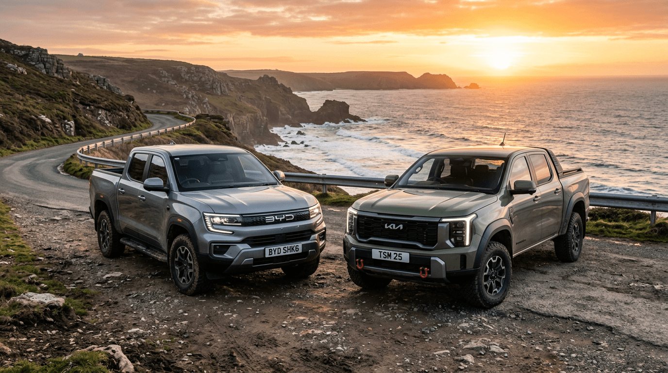 Wojna o rynek pickupów: BYD Shark 6 kontra Kia Tasman