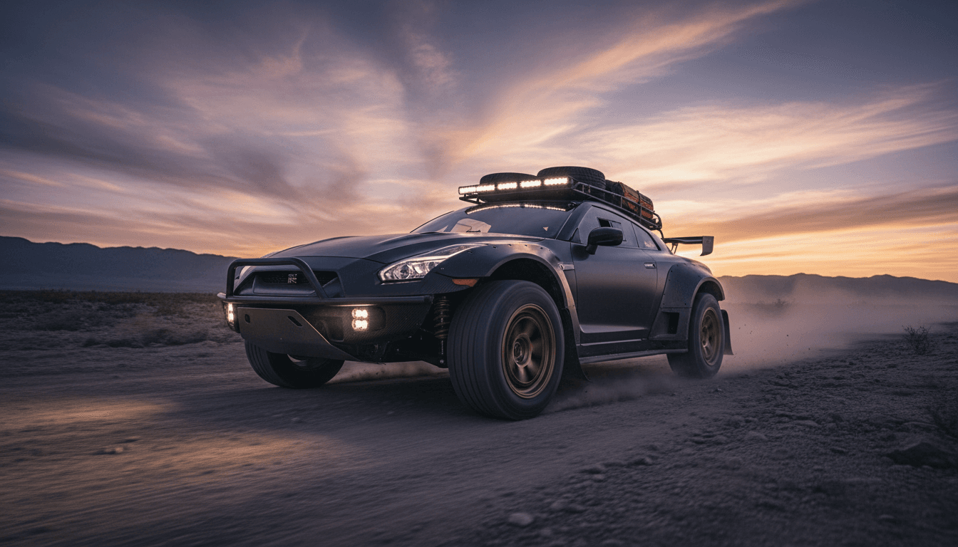 Off-road Nissan GT-R with a Godzilla soul: 600 HP, +120 mm lift and a small-flat price tag