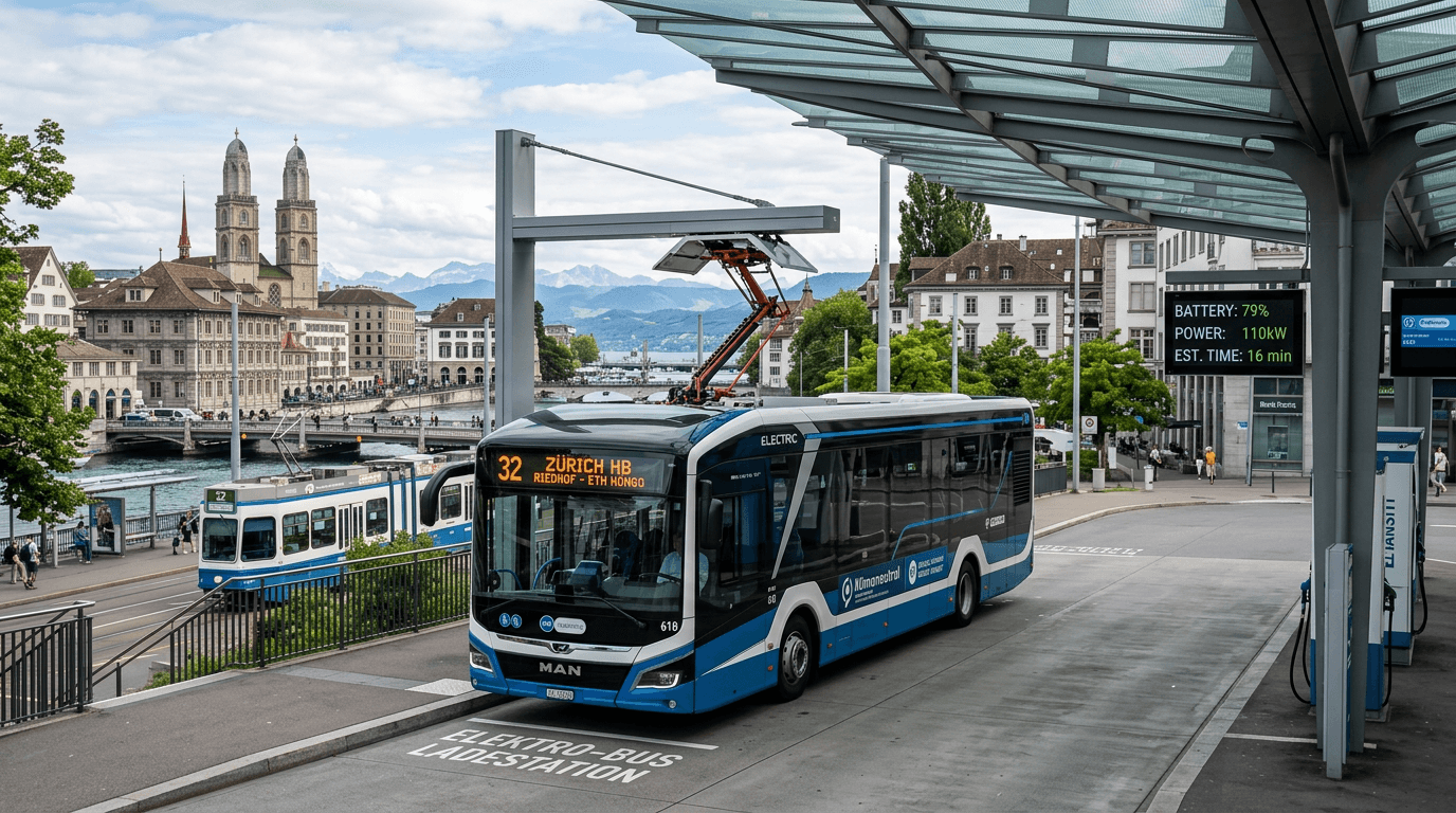 Operator transportu w Zurychu ogłasza nowy przetarg na autobusy elektryczne za 150 mln euro
