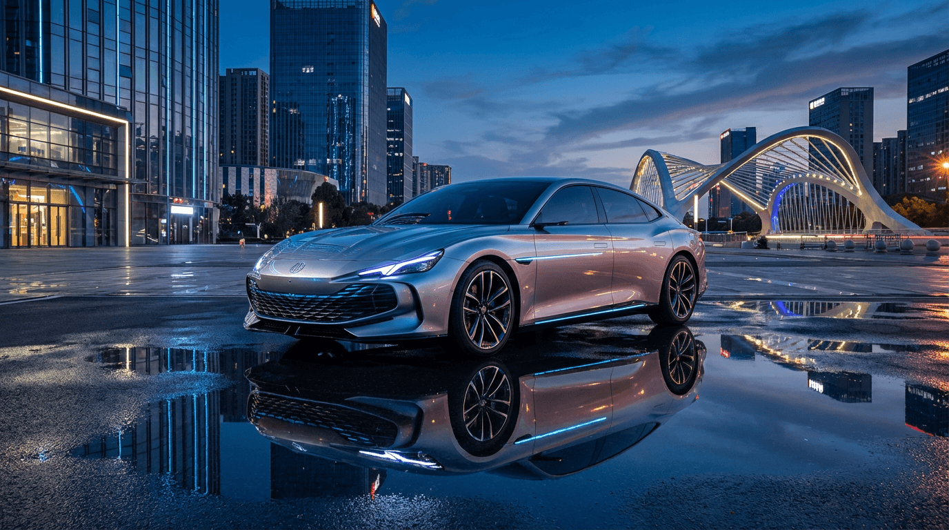 MG 07 vs Porsche: a new Chinese electric sedan challenges Stuttgart