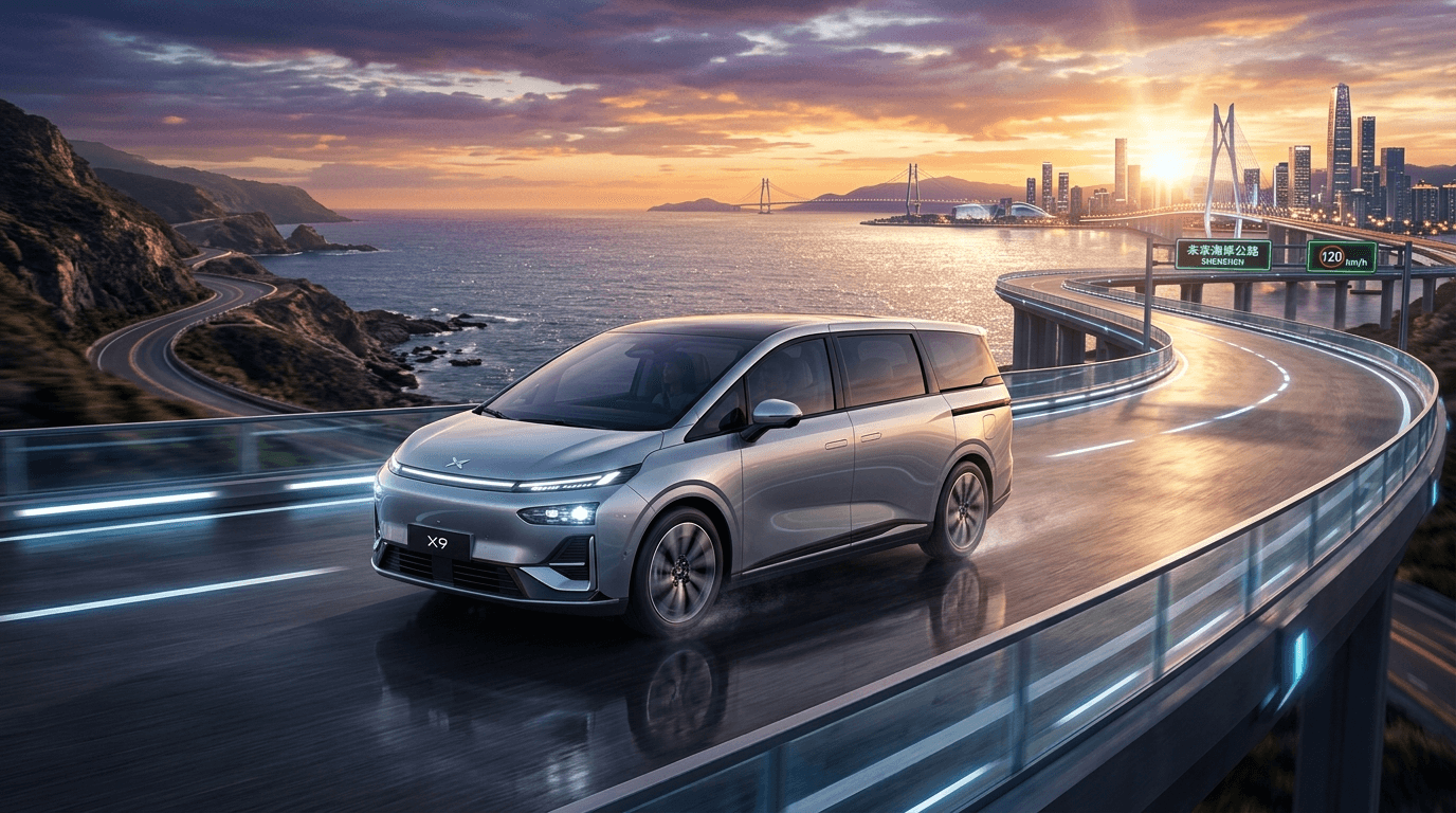 XPeng X9: luxury 7-seat electric MPV with record-breaking range