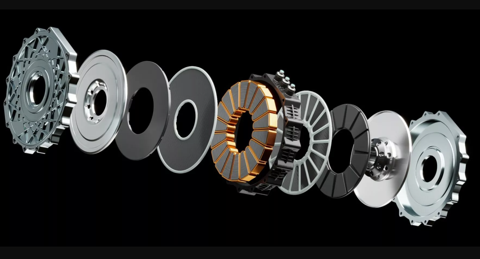 YASA motor diagram